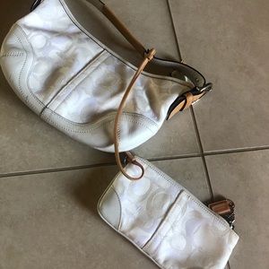 Coach purse and wallet